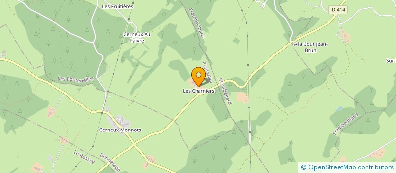 localisation de l'entreprise EARL DE L'EGLISE à LES FONTENELLES