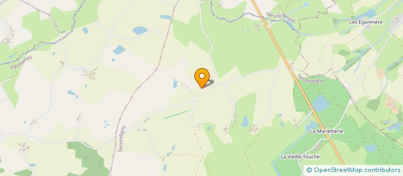 localisation de l'entreprise EARL DE L'ELEVAGE BELY  ALLONNE