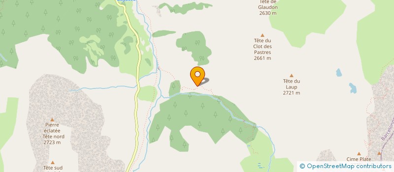 localisation de l'entreprise EARL DE L'ELLEBORE à BARCELONNETTE