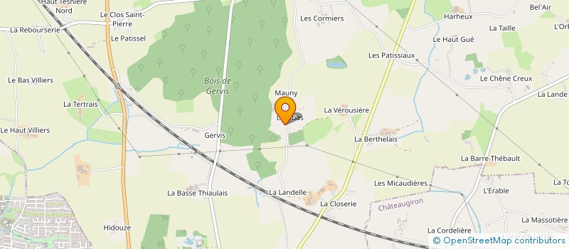 localisation de l'entreprise EARL DE L'EMBAS  NOYAL-SUR-VILAINE