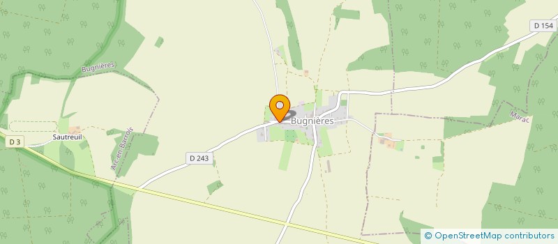 localisation de l'entreprise EARL DE L'EOLIENNE à BUGNIERES