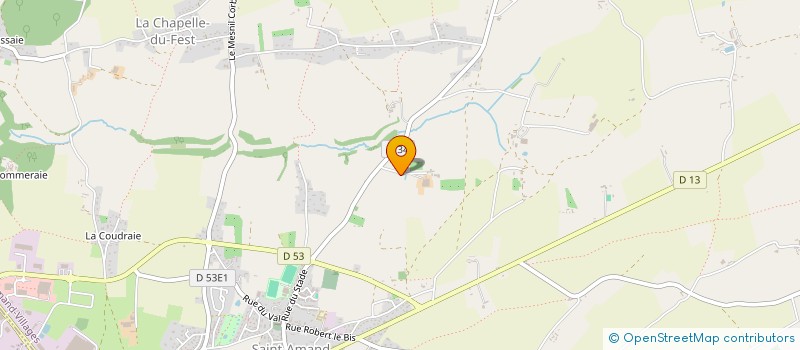 localisation de l'entreprise EARL DE L'EPANNERIE  SAINT-AMAND-VILLAGES