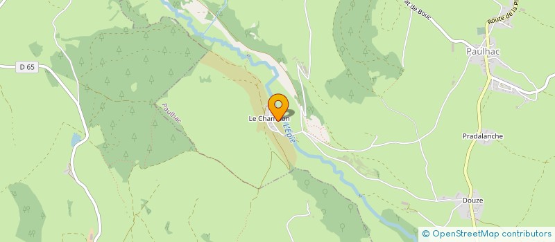 localisation de l'entreprise EARL DE L'EPIE à PAULHAC