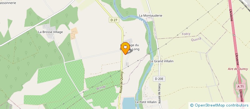 localisation de l'entreprise EARL DE L'EPINE à BRINAY