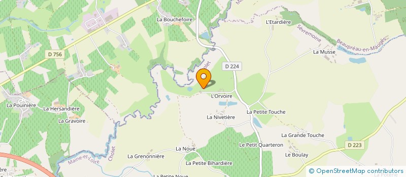 localisation de l'entreprise EARL DE L ESPOIR à SEVREMOINE