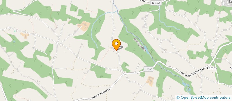 localisation de l'entreprise EARL DE L'ESQUIRO  MONTGAILLARD