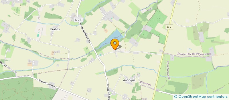 localisation de l'entreprise EARL DE L ESTENCE à LAUTIGNAC