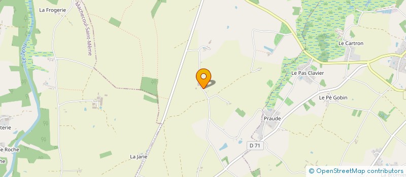 localisation de l'entreprise EARL DE L ETANG à SAINTE PAZANNE