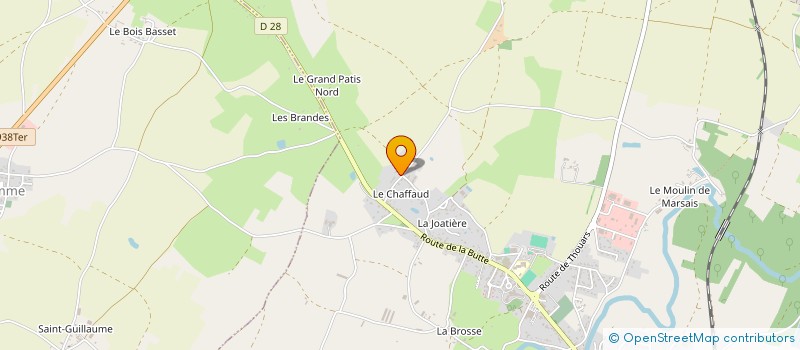 localisation de l'entreprise EARL DE L'ETANG  SAINT-VARENT