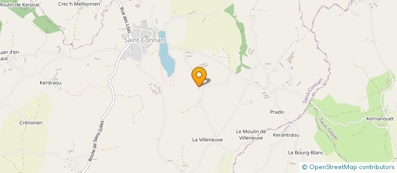localisation de l'entreprise EARL DE L'ETANG à SAINT-CONNAN