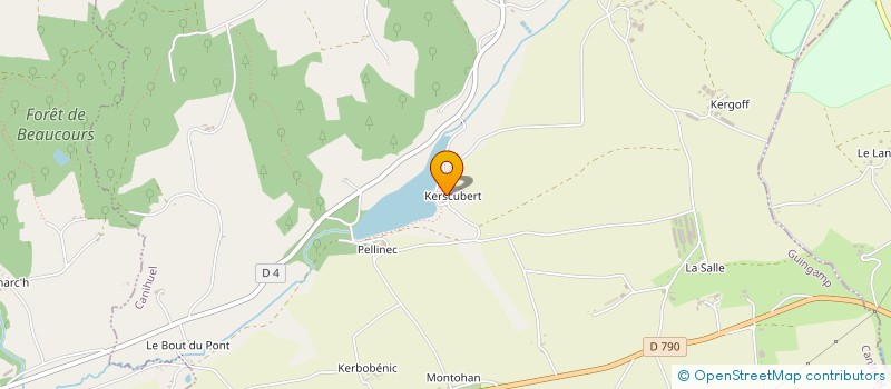 localisation de l'entreprise EARL DE L'ETANG DE PELINEC à CANIHUEL