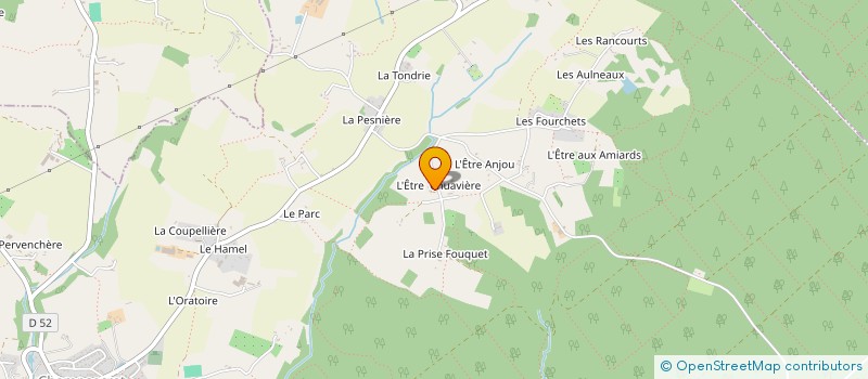 localisation de l'entreprise EARL DE L'ETRE à CHAMPSECRET
