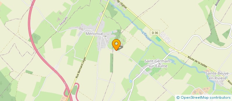 localisation de l'entreprise EARL DE L'HATREAUMONT  SAINT-GERMAIN-SUR-EAULNE