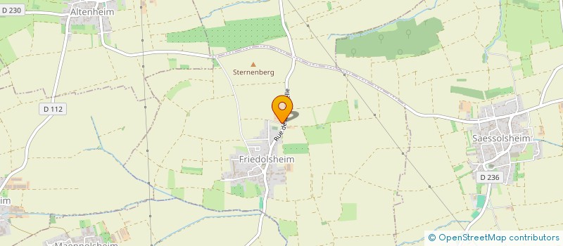 localisation de l'entreprise EARL DE L'HIRONDELLE à FRIEDOLSHEIM