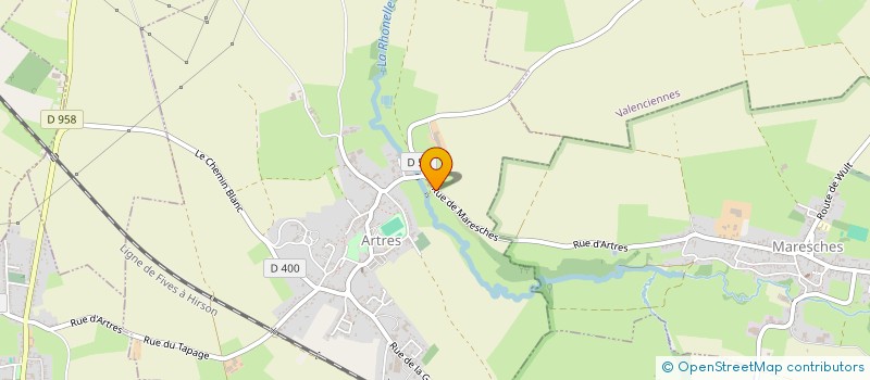 localisation de l'entreprise EARL DE L'HOTEL DIEU  ARTRES