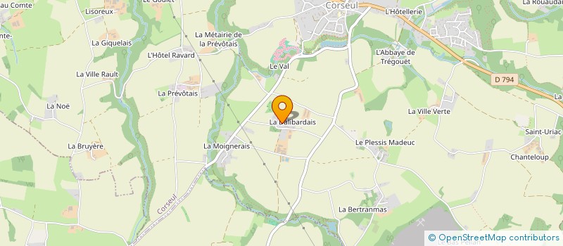 localisation de l'entreprise EARL DE L'HOTEL NEUF à CORSEUL