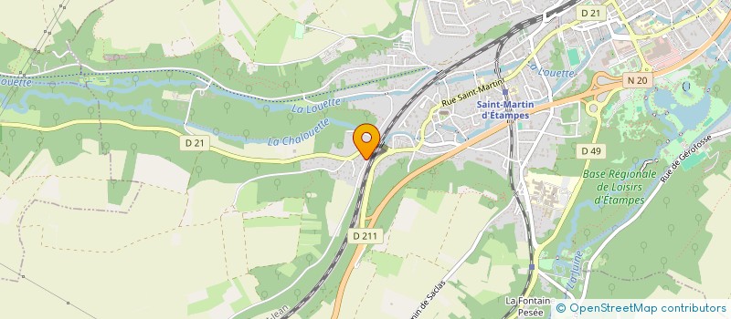 localisation de l'entreprise EARL DE L'HUMERY-POYAU à ETAMPES
