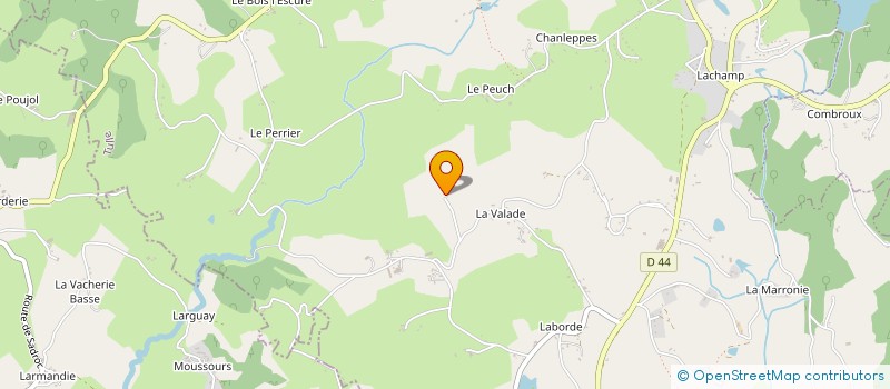 localisation de l'entreprise EARL DE L'IMBERTIE à SAINT-GERMAIN-LES-VERGNES