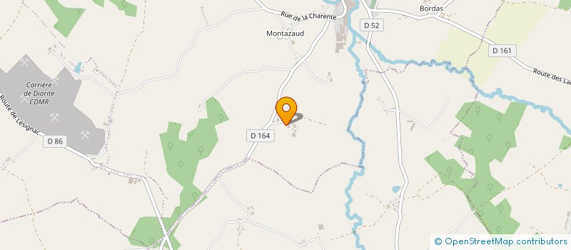 localisation de l'entreprise EARL DE L'OGERIE à TERRES-DE-HAUTE-CHARENTE