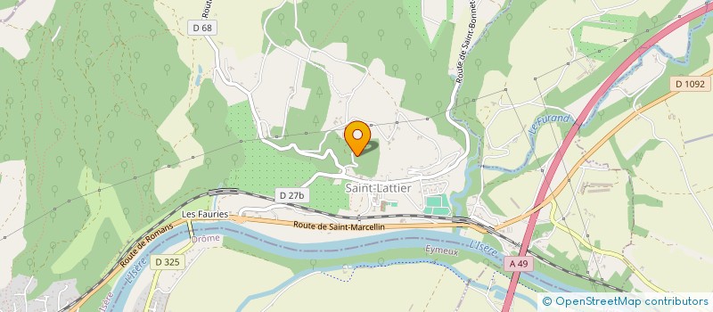 localisation de l'entreprise EARL DE L'OLIVIER à SAINT-LATTIER