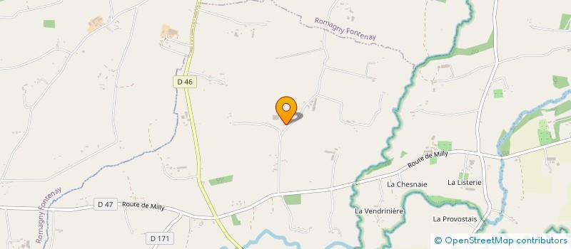 localisation de l'entreprise EARL DE L'OLIVIER  MORTAIN-BOCAGE