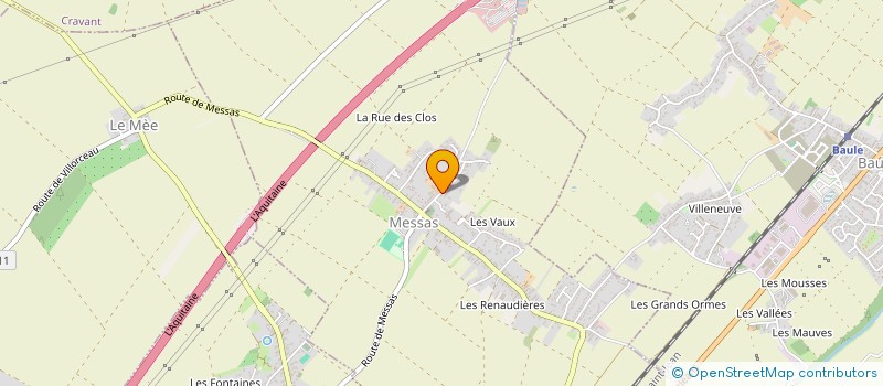 localisation de l'entreprise EARL DE L ORME BADE à MESSAS