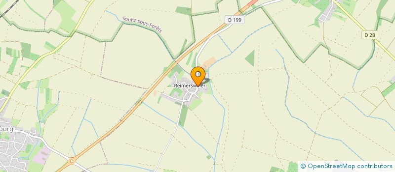 localisation de l'entreprise EARL DE L OUTRE FORET à BETSCHDORF