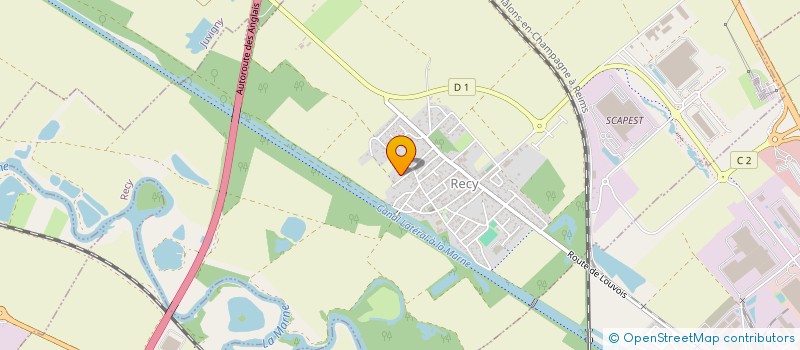 localisation de l'entreprise EARL DE L'UMAILLY  RECY