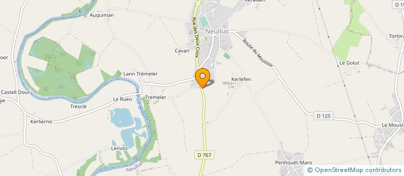 localisation de l'entreprise EARL DE L YLLIS à SAINT-THURIAU