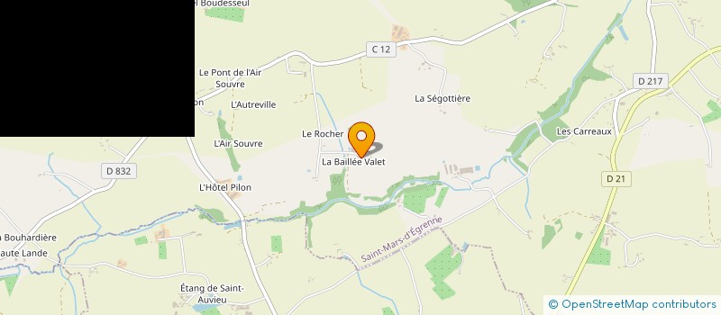 localisation de l'entreprise EARL DE LA BAILLEE VALET à SAINT MARS D'EGRENNE