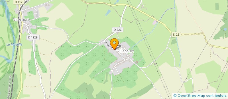 localisation de l'entreprise EARL DE LA BARRE  VILLACOURT