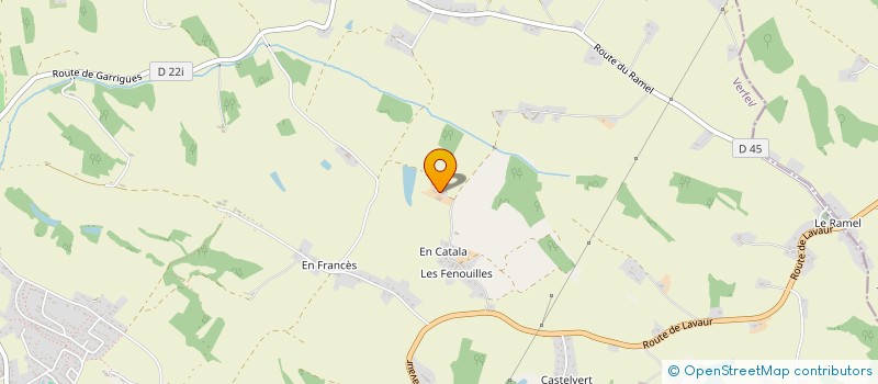 localisation de l'entreprise EARL DE LA BATISSE à VERFEIL