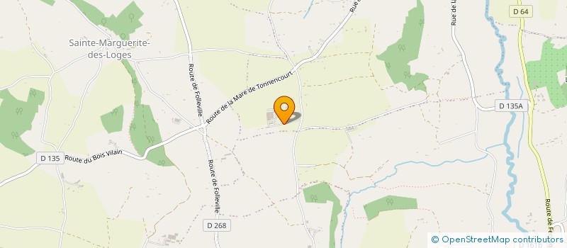 localisation de l'entreprise EARL DE LA BATONNIERE à LIVAROT-PAYS-D'AUGE