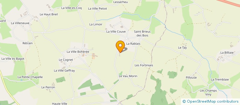 localisation de l'entreprise EARL DE LA BEAUCHERIAIS à MERDRIGNAC
