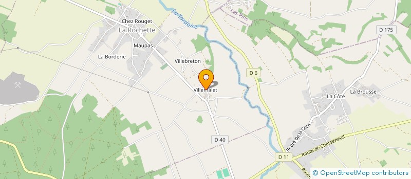 localisation de l'entreprise EARL DE LA BELAUDE à LA ROCHETTE