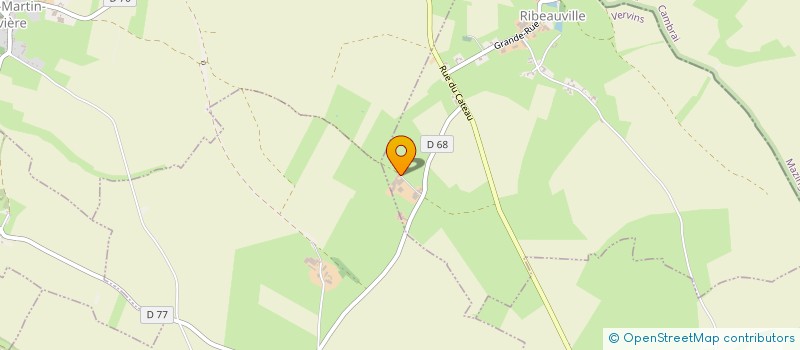 localisation de l'entreprise EARL DE LA BELLE VUE  RIBEAUVILLE