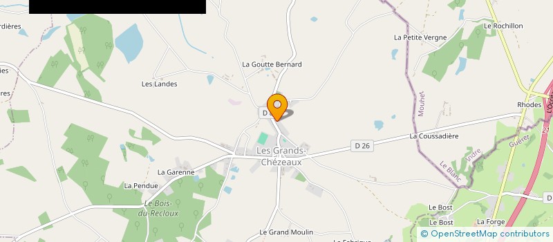 localisation de l'entreprise EARL DE LA BENAIZE à MAILHAC-SUR-BENAIZE
