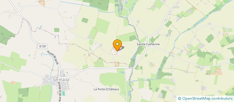 localisation de l'entreprise EARL DE LA BENESTIERE à JARZE VILLAGES