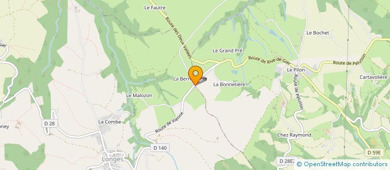localisation de l'entreprise EARL DE LA BERNARDIERE à LONGES