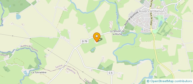 localisation de l'entreprise EARL DE LA BERTOISIERE  AUVERS LE HAMON