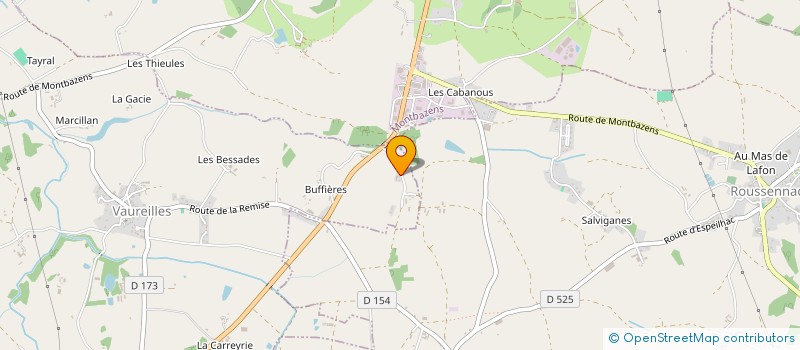 localisation de l'entreprise EARL DE LA BESIE à VAUREILLES