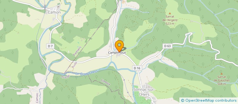 localisation de l'entreprise EARL DE LA BESSE  SONNAC-SUR-L'HERS