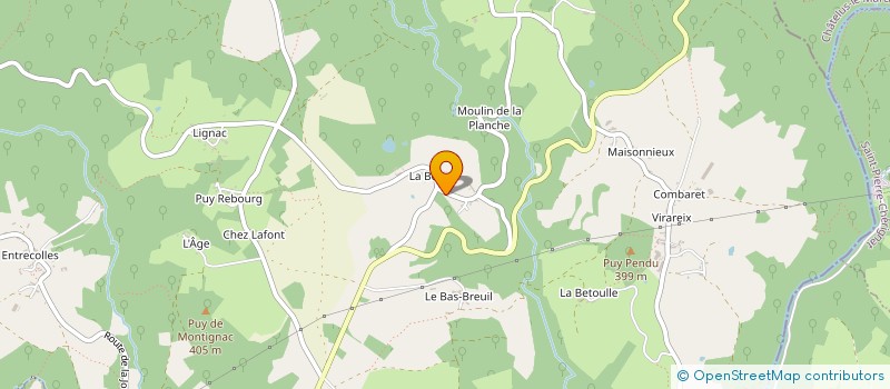 localisation de l'entreprise EARL DE LA BESSE à LES BILLANGES