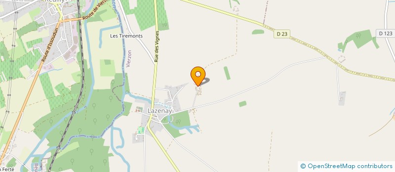 localisation de l'entreprise EARL DE LA BEUVRIERE à LAZENAY