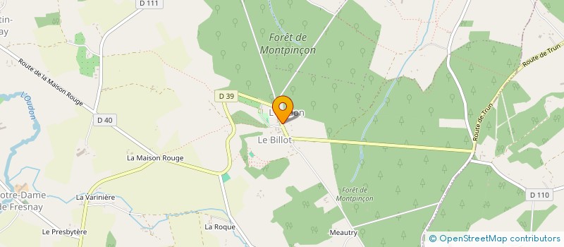 localisation de l'entreprise EARL DE LA BIDELLERIE à SAINT-PIERRE-EN-AUGE