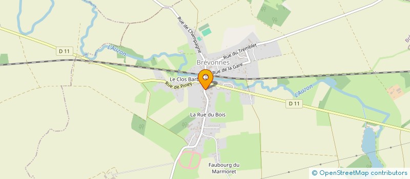 localisation de l'entreprise EARL DE LA BIEVRE  BREVONNES