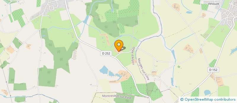 localisation de l'entreprise EARL DE LA BLANCHARDIERE à OREE-D'ANJOU