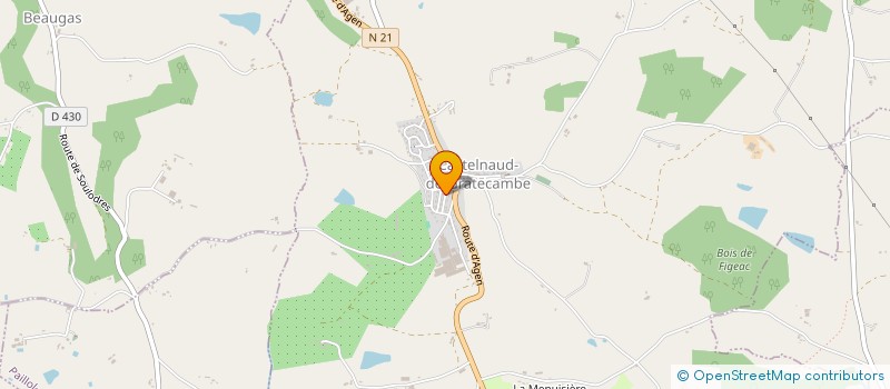 localisation de l'entreprise EARL DE LA BLANCHE à CASTELNAUD-DE-GRATECAMBE