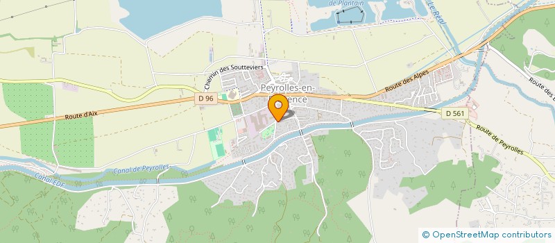 localisation de l'entreprise EARL DE LA BLANCHE  PEYROLLES-EN-PROVENCE