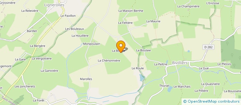 localisation de l'entreprise EARL DE LA BODRIE à TOUROUVRE AU PERCHE